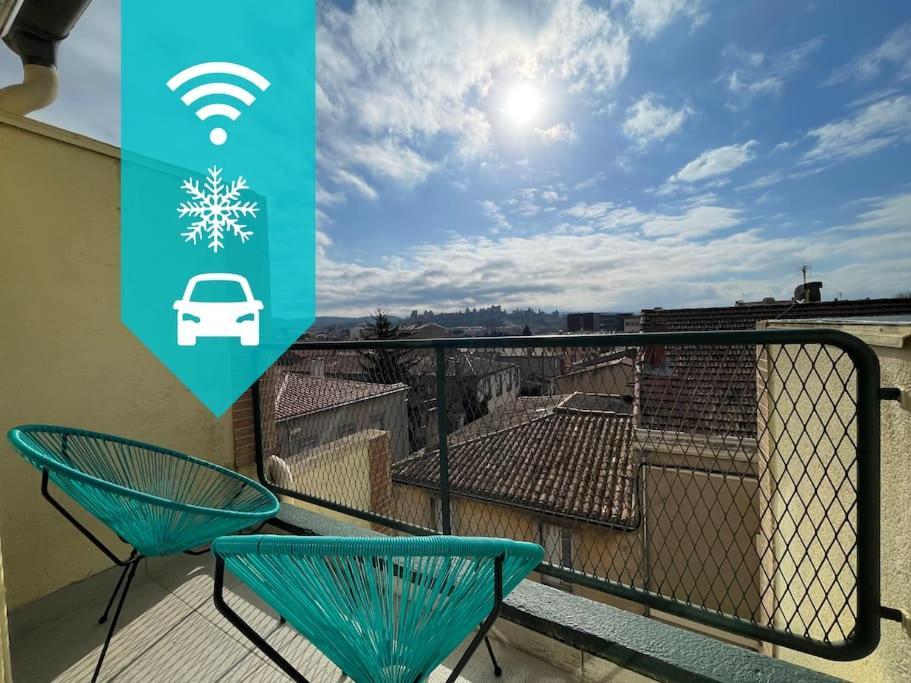 Duplex 70M2 - Vue Cite Medievale - Parking Gratuit カルカソンヌ エクステリア 写真