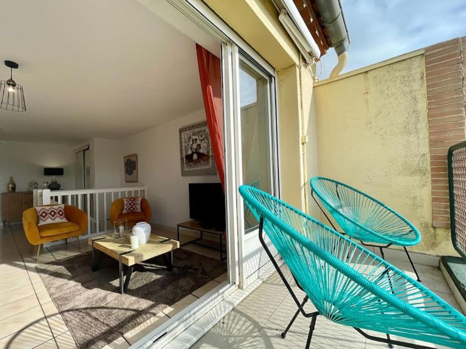 Duplex 70M2 - Vue Cite Medievale - Parking Gratuit カルカソンヌ エクステリア 写真